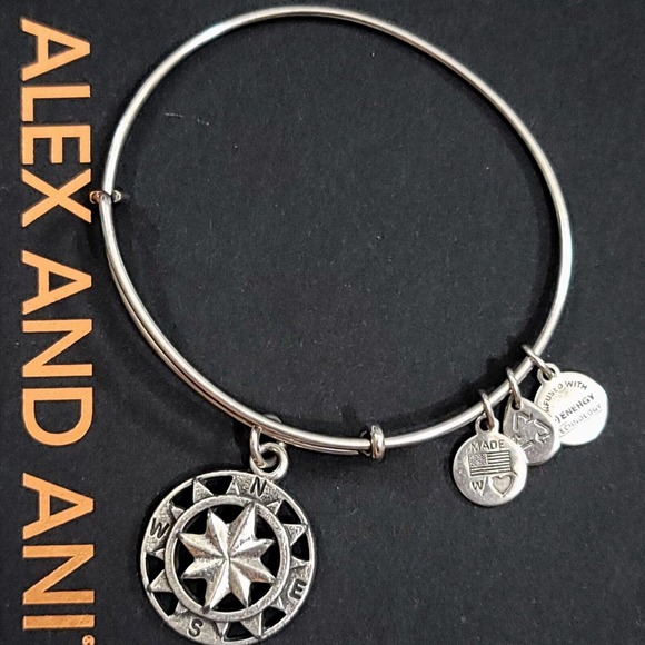 Alex and Ani Jewelry Alex And Ani Compass Charm Bracelet Poshmark